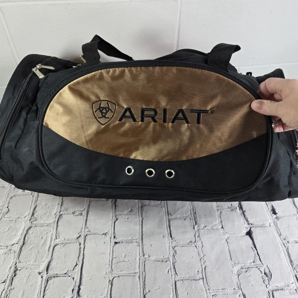 Ariat gear bag nylon boot and hat duffle bag carrier tote